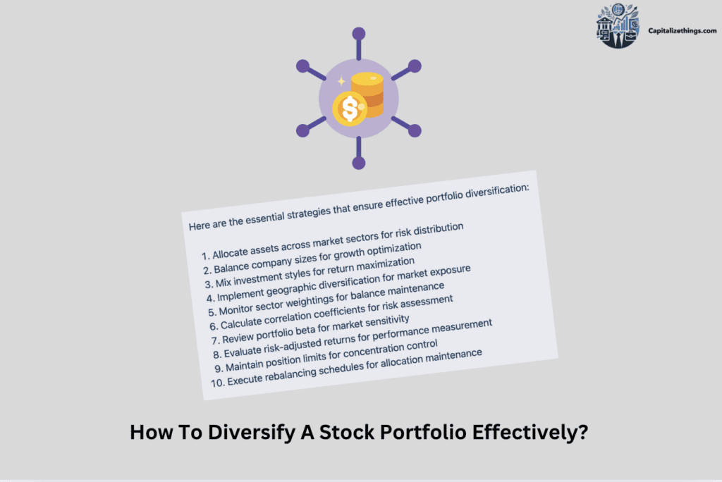 method of diversification of the stock portfolio