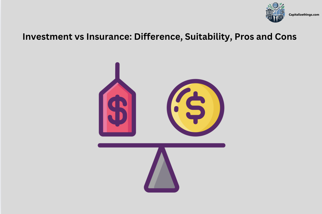 difference between investment and insurance