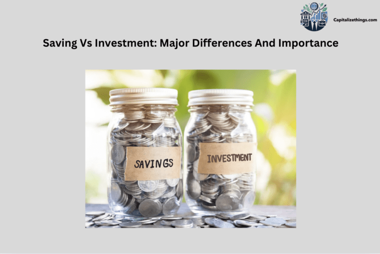 differnece between saving and investment