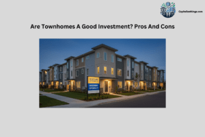 investing in townhomes