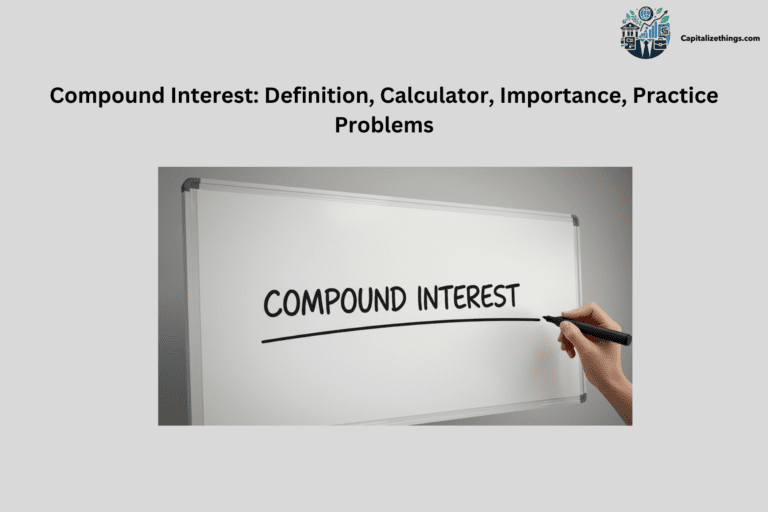 definition, calculator of compound interest and importance