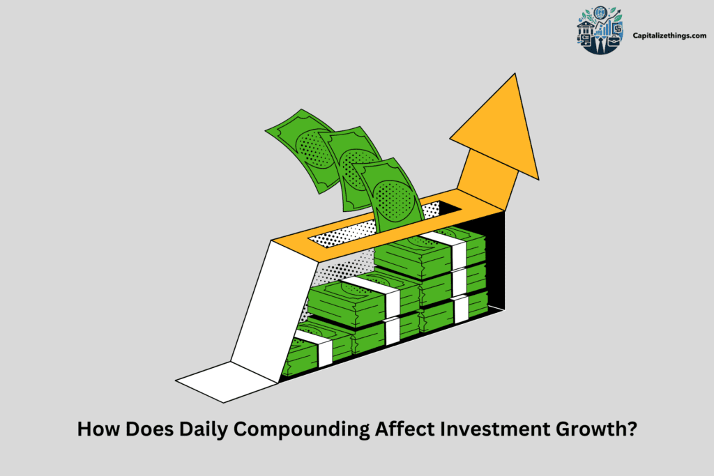 investment growth with daily compounding