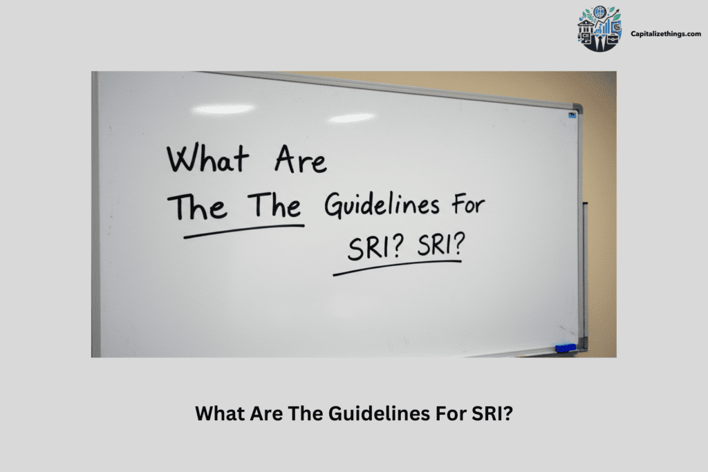 SRI guidelines